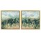 Stupell Industries Abstract Tall Wheat Grass Field 2 pc Framed Floater Canvas Wall Art Set Design by June Erica Vess